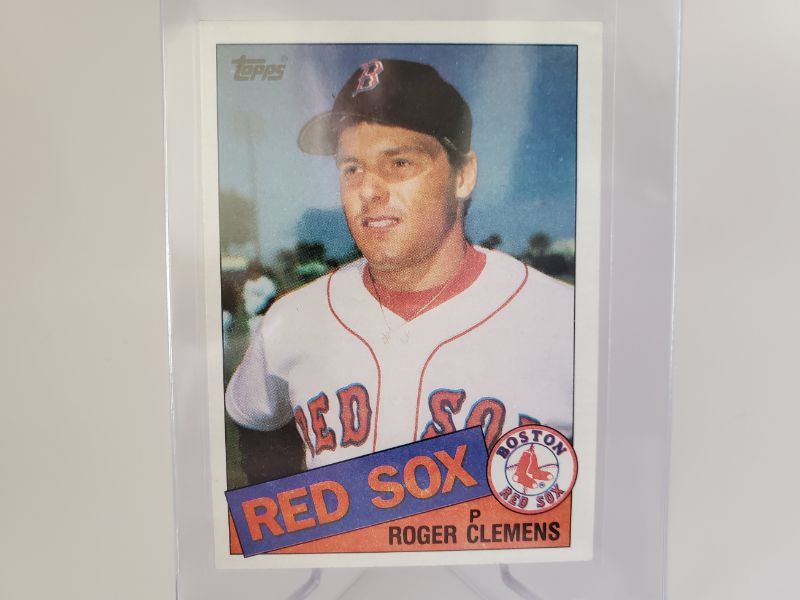 Photo 1 of 1985 TOPPS ROGER CLEMENS ROOKIE!!
WOW THIS IS ALMOST AS PERFECT AS YOU CAN GET IT.
A 900 CARD IF PSA 10