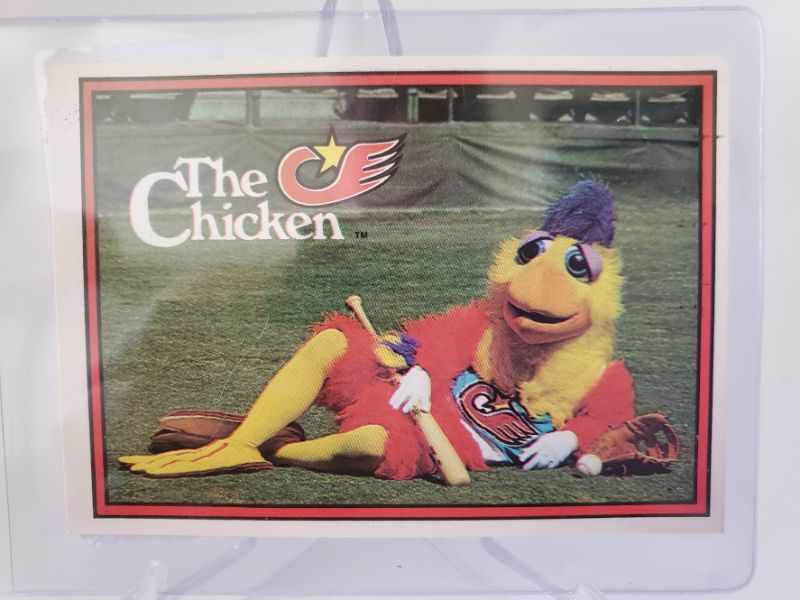 Photo 1 of 1982 DONRUSS "THE CHICKEN" CARD ERROR
