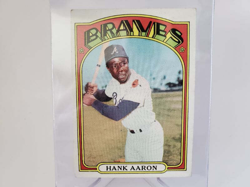 Photo 1 of 1972 TOPPS HANK AARON!!!
WHAT A CARD FOR HAMMERIN HANK