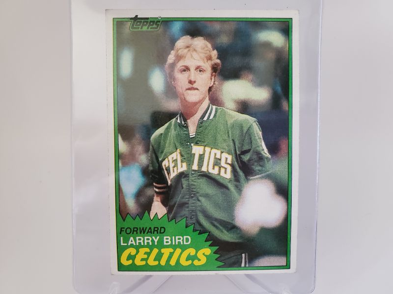 Photo 1 of 1981 TOPPS LARRY BIRD 1st SINGLE CARD!!!
MINT CARDS OF THESE SELL FOR 35K!!! WOW WHAT A BARGAIN THIS ONE IS!!
LOOK AT THE SHAPE OF THIS CARD