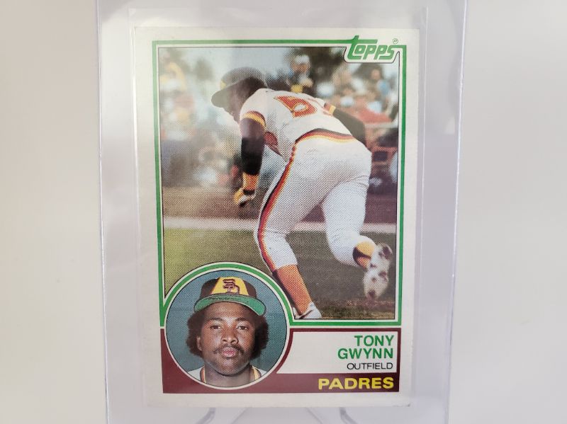 Photo 1 of 1983 TOPPS TONY GWYNN ROOKIE!!
SHARP CARD HERE FOR ONE OF THE GREATEST HITTERS
