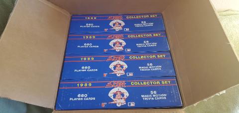 Photo 2 of 1989 SCORE BASEBALL FACTORY SET CASE!!  16 SETS!!!
GLAVINE, RANDY JOHNSON ROOKIES!! WOW