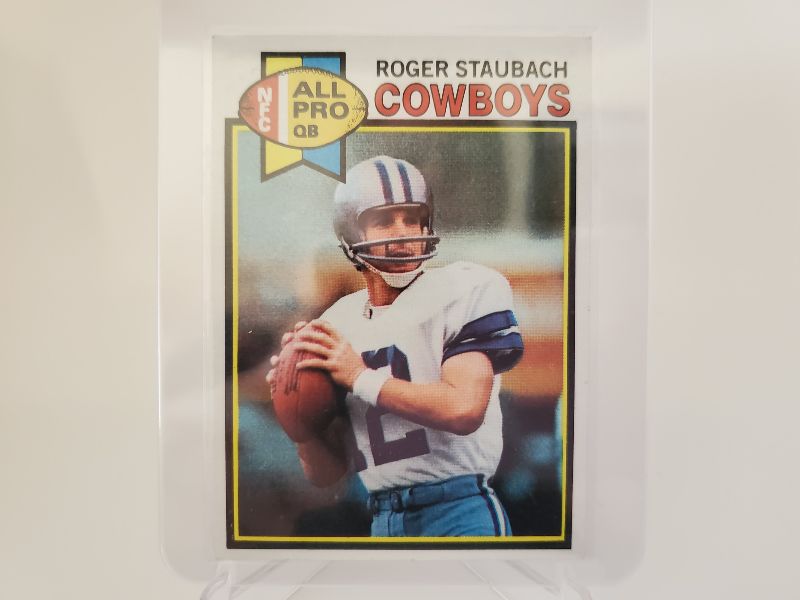 Photo 1 of 1979 TOPPS ROGER STAUBACH 
THIS IS A VERY SHARP CARD OF THE HOFer