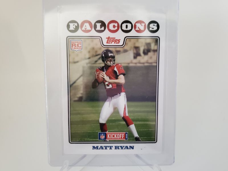 Photo 1 of 2007 TOPPS MATT RYAN ROOKIE!!
GET THIS FUTURE HALL OF FAMER CARD NOW!! IT IS SHARP