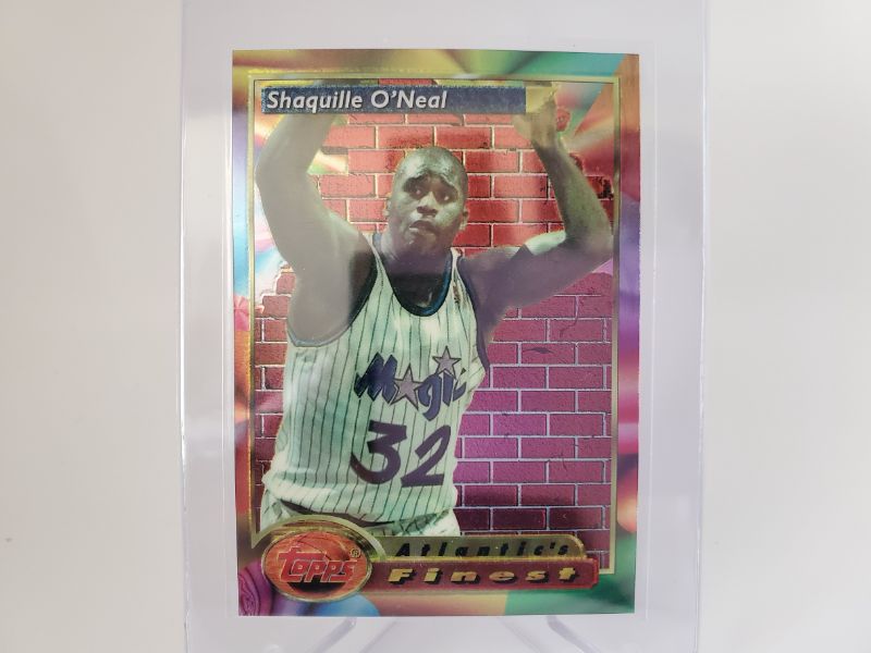 Photo 1 of 1993 FINEST SHAQUILLE O'NEAL REFRACTOR!!
WOW IS THIS SHARP!! GET IT GRADED BECAUSE THEY GO FOR A LOT!!