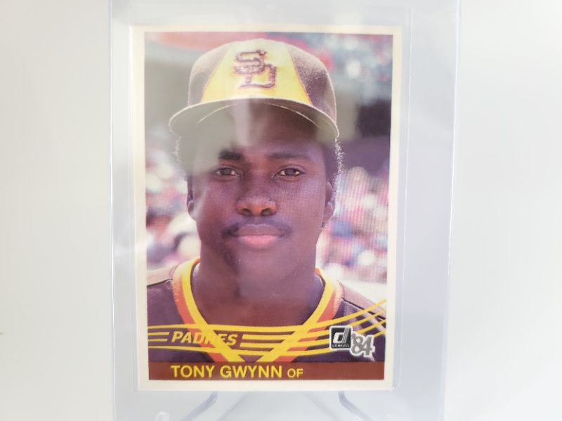 Photo 1 of 1984 DONRUSS TONY GWYNN CARD!!
HARDER TO FIND THIS NICE THAN HIS ROOKIE!!