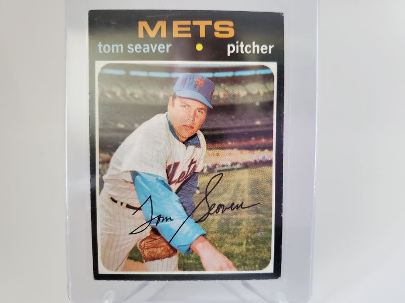 Photo 1 of 1971 TOPPS TOM SEAVER!!!
THESE CARDS ARE THE TOUGHEST TO FIND MINT!!
