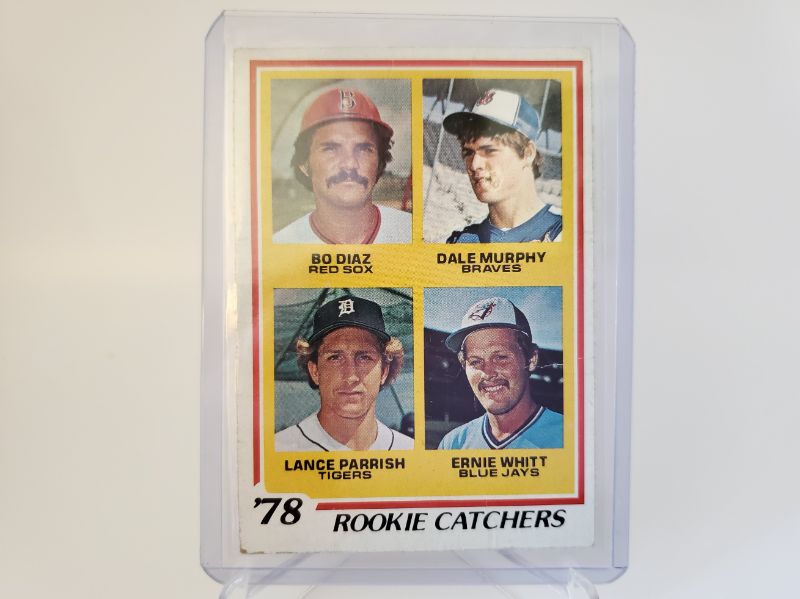 Photo 1 of 1978 TOPPS DALE MURPHY/LANCE PARRISH ROOKIE CARD!!
WOW IS THIS A NICE CARD!!!