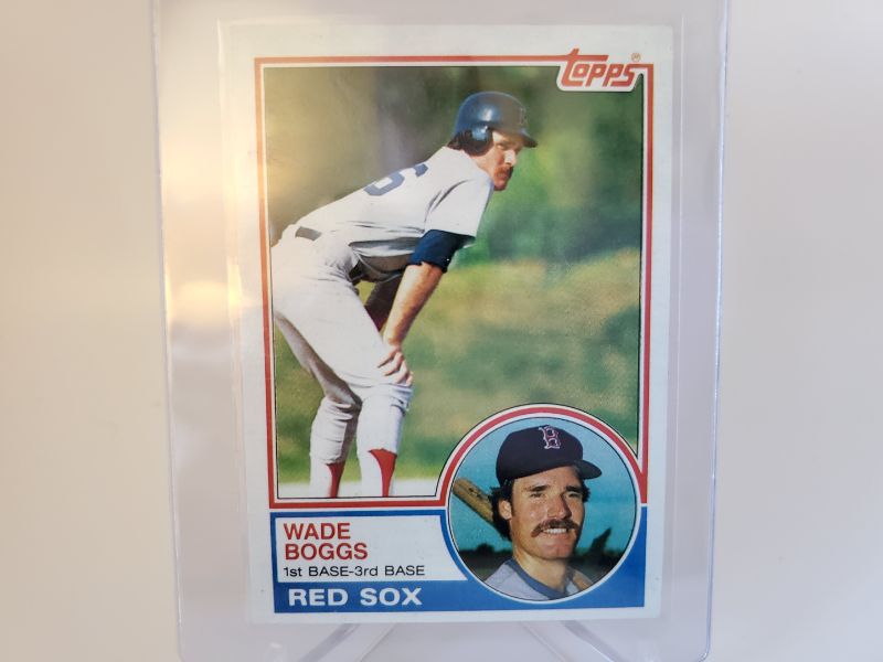 Photo 1 of 1983 TOPPS WADE BOGGS ROOKIE!!
WOW IS THIS A SHARP CARD!!!