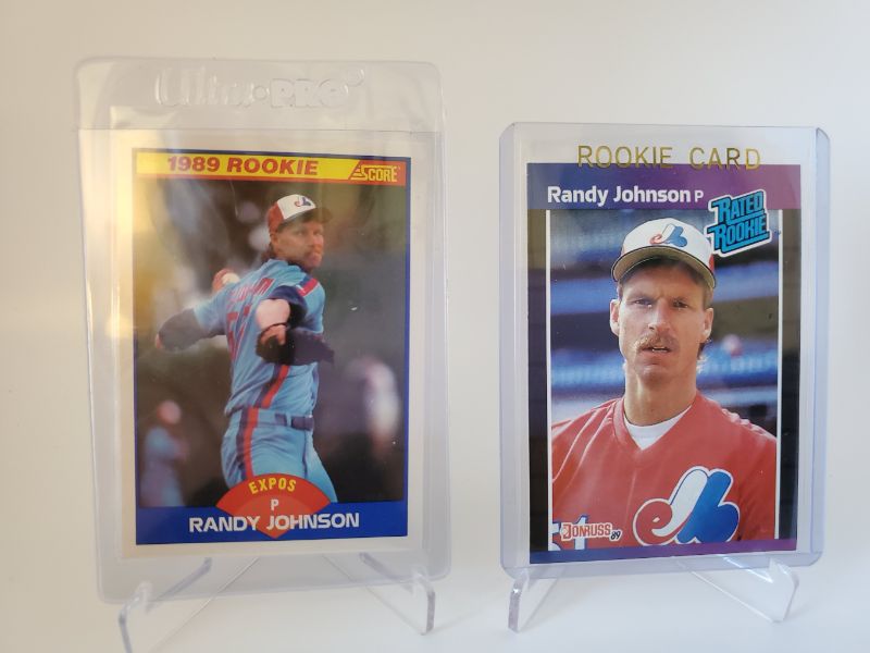 Photo 1 of 2 RANDY JOHNSON ROOKIE CARDS!! IMMACULATE CONDITION!!
THE HALL OF FAMER AT HIS BEST!!