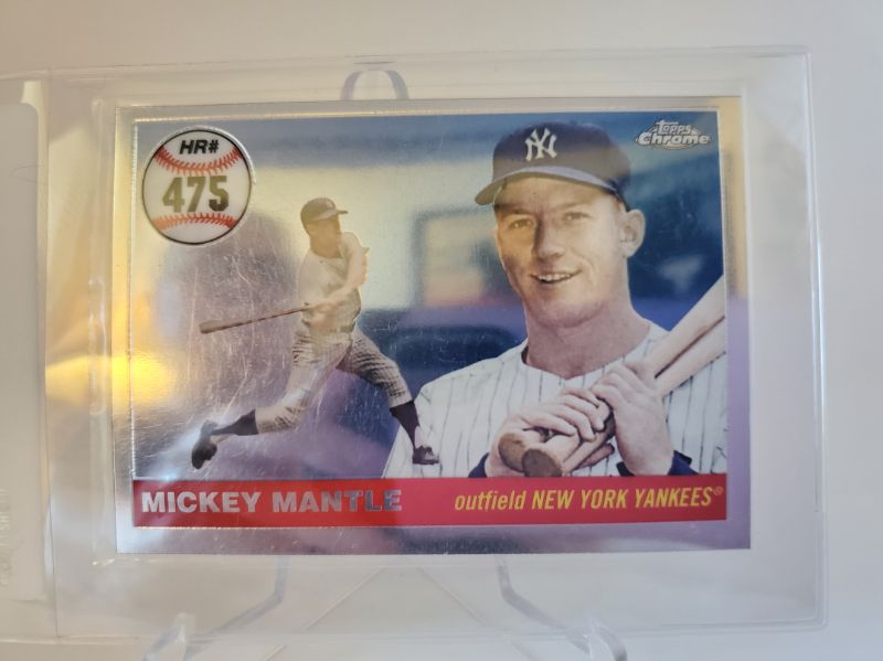 Photo 1 of 2008 TOPPS CHROME MICKEY MANTLE
THESE CARDS ARE REALLY TOUGH TO FIND THIS NICE!!