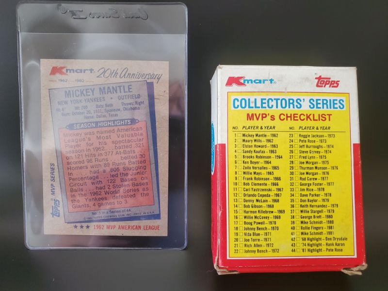 Photo 2 of 1982 TOPPS KMART  BASEBALL GREATS
A SET THAT HAS THE GREATEST OF ALL TIME!!
40 YEARS OLD!!!