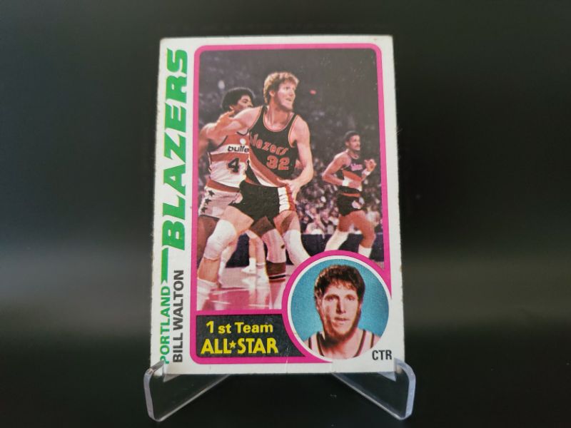 Photo 1 of 1978 TOPPS BILL WALTON!!  THE HALL OF FAMER AT HIS BEST!!!