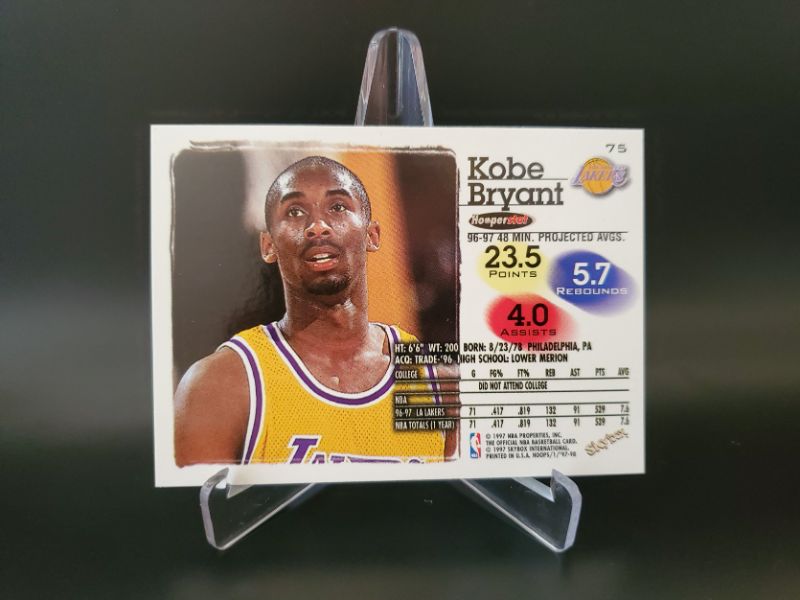 Photo 2 of 1997 HOOPS KOBE BRYANT!!!
A 2ND YEAR KOBE THAT IS BEYOND NICE!!