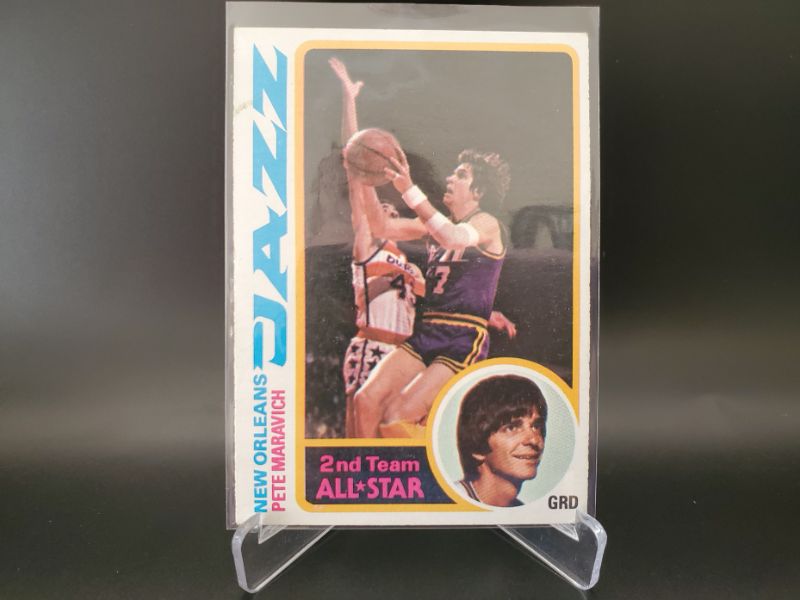 Photo 1 of 1978 PETE MARAVICH BASKETBALL CARD!!
A HALL OF FAMER AT HIS BEST!!