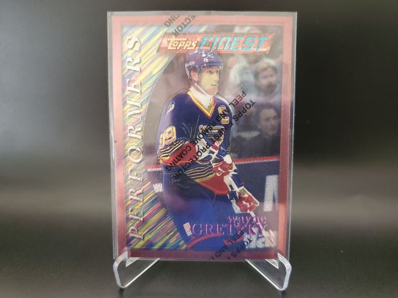 Photo 1 of 1996 TOPPS FINEST WAYNE GRETZKY
THE GREAT ONE IN A GREAT CARD!!