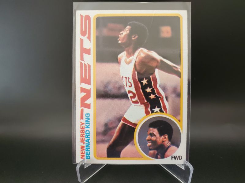 Photo 1 of 1978 TOPPS BERNARD KING ROOKIE!!
THIS CARD IS VERY NICE. PSA 10's GO FOR 2,200!!!
THIS CARD ISN'T A 10 BUT LOOK AT THE PICS!!