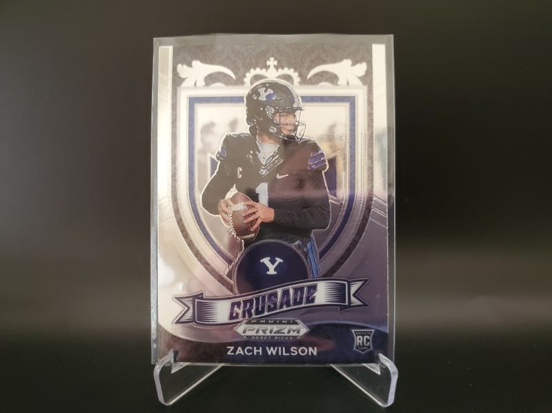 Photo 1 of 2021 PANINI PRIZM CRUSADE ZACH WILSON!!
WHAT A SHARP CARD HERE!