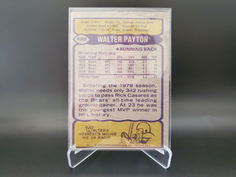 Photo 2 of 1979 TOPPS WALTER PAYTON!!
HOW SWEET IS THIS ONE!!