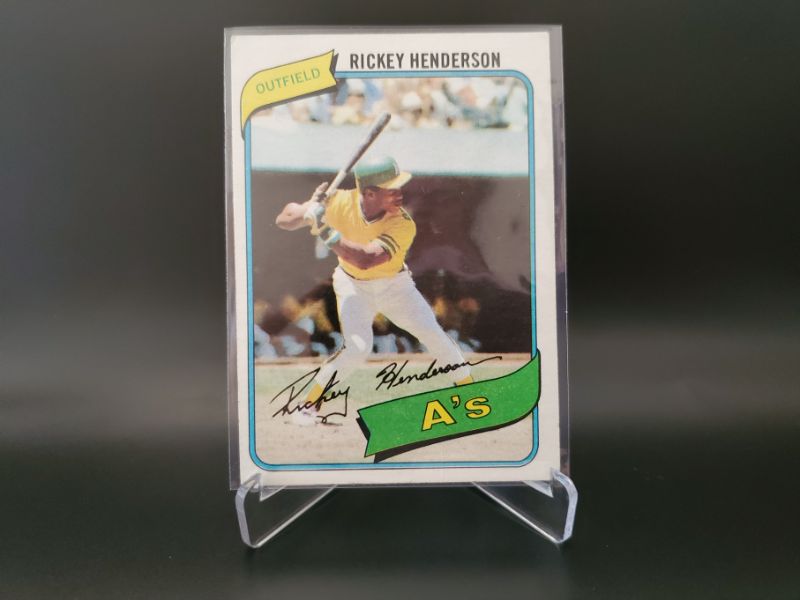 Photo 1 of 1980 TOPPS RICKEY HENDERSON ROOKIE CARD!! ARE YOU KIDDING ME!!
GEM MINT ONES GO FOR 100K!! THIS ISN'T MINT BUT LOOK AT THIS ONE!!
PICS DON'T LIE!!