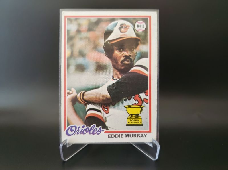 Photo 1 of 1978 TOPPS EDDIE MURRAY ROOKIE!!
A HALL OF FAMER ROOKIE!!!