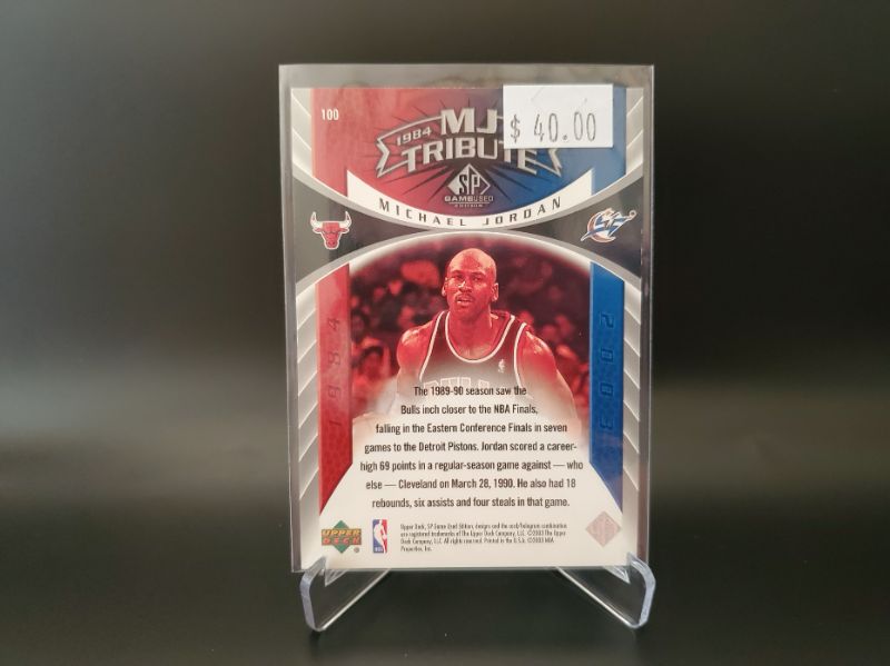 Photo 2 of SP/UPPER DECK MICHAEL JORDAN SHORT PRINT NUMBERED CARD!!
WOW #541/999   ONLY 999 OF THESE EVER PRINTED!!
