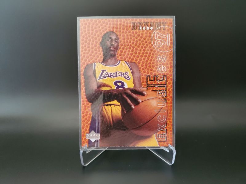 Photo 1 of 1996 UPPER DECK KOBE ROOKIE!!  WOW O WOW!!
THIS IS AN EXTREMELY NICE AND IMMACULATE CARD!!
MINT GRADED CARDS GO FOR OVER 1K