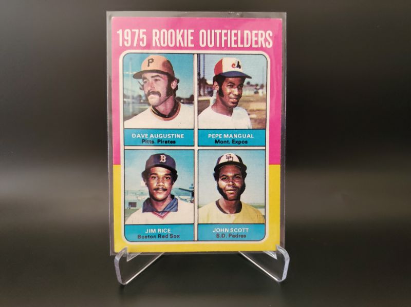 Photo 1 of 1975 TOPPS JIM RICE ROOKIE!!
HALL OF FAMER ROOKIE!!
WOW WHAT A NICE CARD