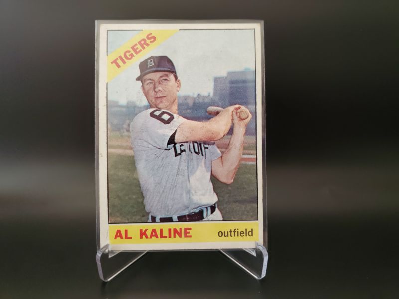 Photo 1 of 1966 TOPPS AL KALINE!!!  THE HALL OF FAMER
TIGER GREAT!!