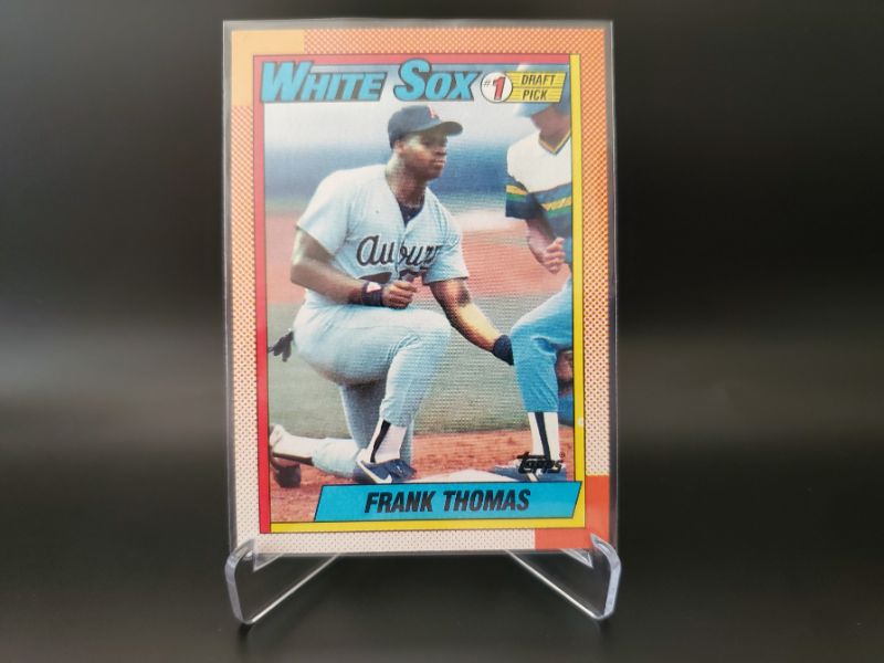 Photo 1 of 1990 TOPPS FRANK THOMAS ROOKIE!!
IMMACULATE CARD OF THE HALL OF FAMER!!