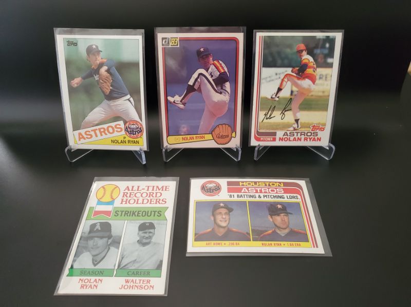 Photo 1 of 5 NOLAN RYAN CARDS 70'S AND EARLY 80'S!!
LOOK AT THESE RARE CARDS!!
