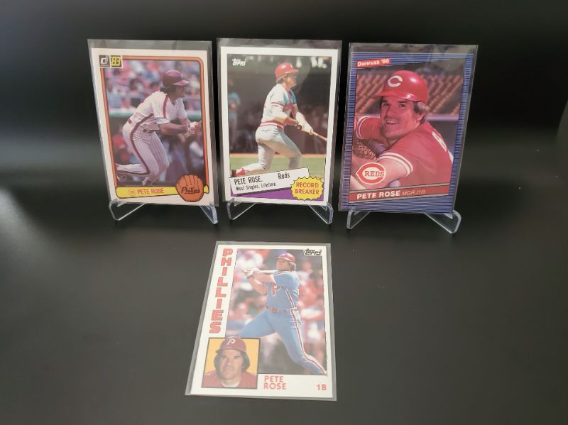 Photo 1 of 4 PETE ROSE CARDS!!  WHAT A DEAL HERE!!