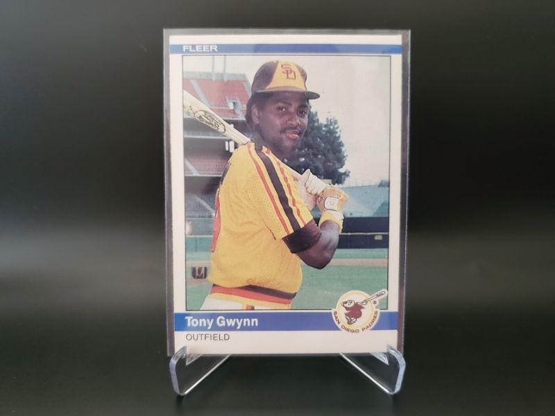 Photo 1 of 1984 FLEER TONY GWYNN!!! WHAT A SHARP CARD!!