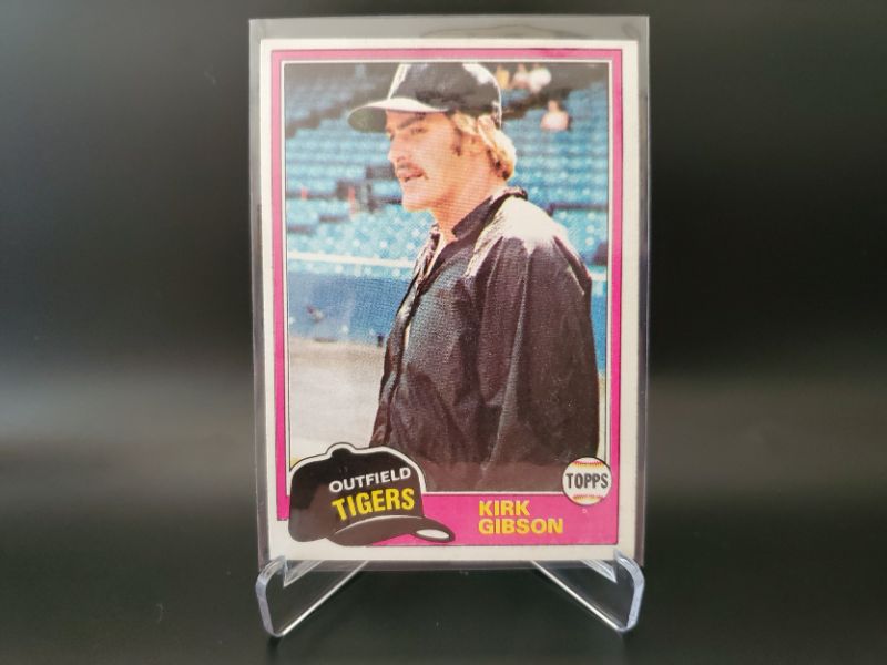 Photo 1 of 1981 TOPPS KIRK GIBSON ROOKIE CARD!!
SWEET CARD HERE FOR THE HERO OF THE 1988 WORLD SERIES!!