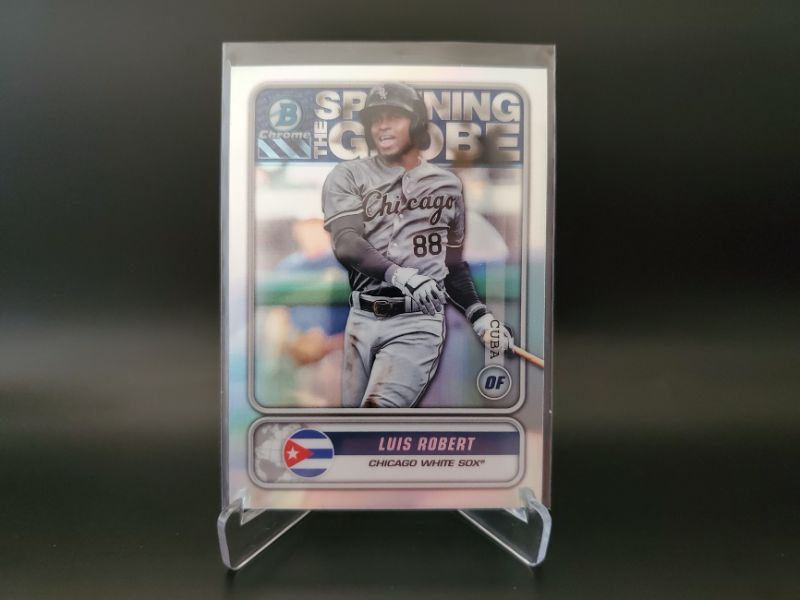 Photo 1 of 2020 BOWMAN CHROME LUIS ROBERT ROOKIE!!
SPINNING THE GLOBE!!