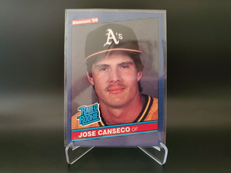 Photo 1 of 1986 DONRUSS JOSE CANSECO!!!
WHAT A CARD FOR JOSE