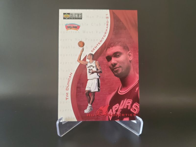 Photo 1 of 1997 COLLECTORS CHOICE UPPER DECK TIM DUNCAN ROOKIE!!
WHAT A MINT CARD HERE!! WOW IT'S NICE!!
MSRP=$750.00