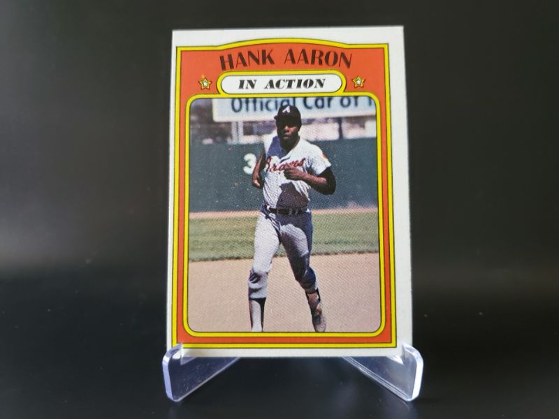 Photo 1 of 1972 TOPPS HANK AARON!! WHAT A NICE CARD
MSRP=$350.00