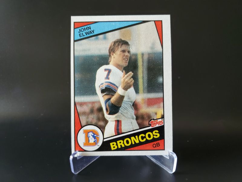 Photo 1 of 1984 TOPPS JOHN ELWAY ROOKIE!! SHARP CARD HERE!!
MSRP=$1,000.00