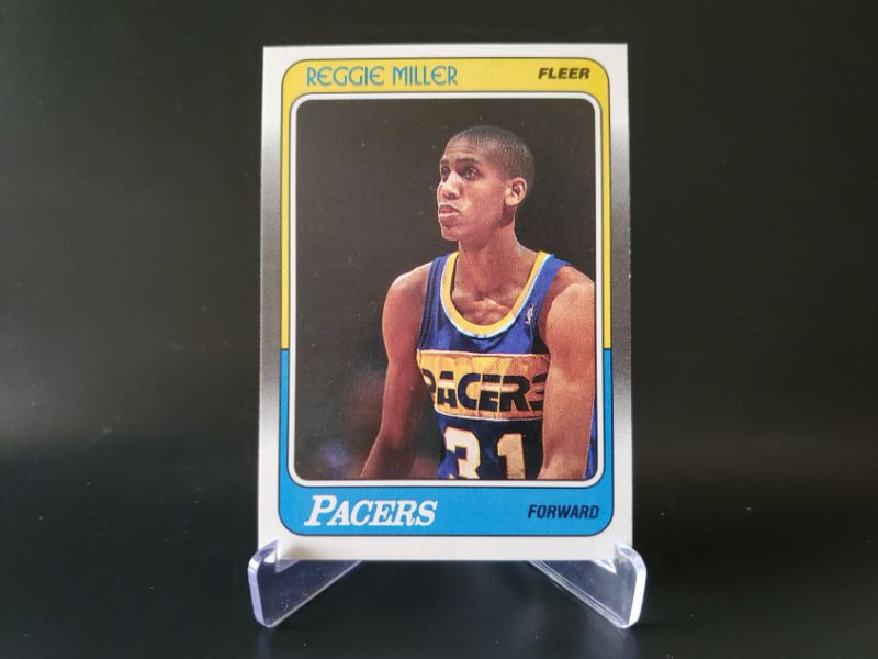 Photo 1 of 1988 FLEER REGGIE MILLER ROOKIE!! WOW GET THIS ONE GRADED!! SHARP CORNERS!!
MSRP=$2,500.00