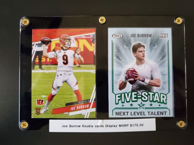 Photo 1 of 2 2020 JOE BURROW ROOKIE CARDS! BEYOND SHARD AND A GREAT DEAL HERE!!

MSRP=$175.00