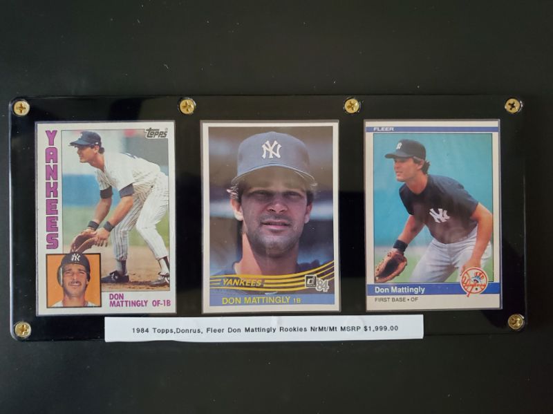 Photo 1 of 1984 TOPPS/DONRUSS/FLEER DON MATTINGLY ROOKIE CARDS!! THESE CARDS ARE IMMACULATE!!
WOW WHAT SHARP CARDS!!
MSRP=$1,999.00