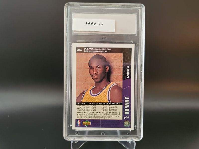 Photo 2 of 1996 UD COLLECTORS CHOICE KOBE BRYANT ROOKIE!!
WOW IS THIS SHARP!!
