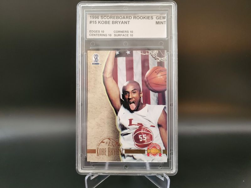 Photo 1 of 1996 KOBE BRYANT ROOKIE CARD VERY SHARP AND IMMACULATE CONDITION!!
WHAT GREAT CARD OF THE BLACK MAMBA AT HIS BEST!!