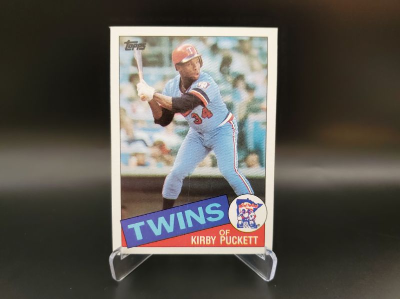 Photo 1 of 1985 KIRBY PUCKETT ROOKIE CARD!!
GET THIS CARD GRADED FAST!! IT IS IMMACULATE!!
THEY SELL FOR OVER 500 MINT