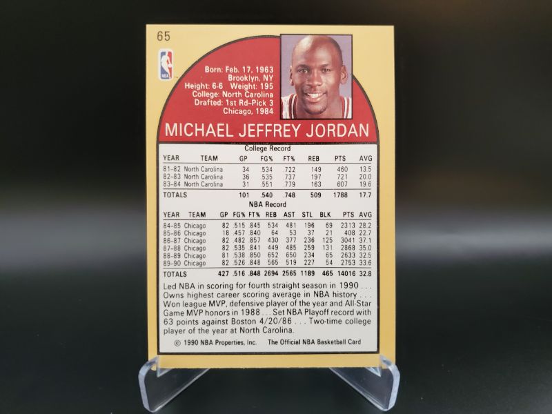 Photo 2 of 1990 HOOPS MICHAEL JORDAN!!
SWEET CARD THAT SELLS FOR OVER 250 MINT!!
