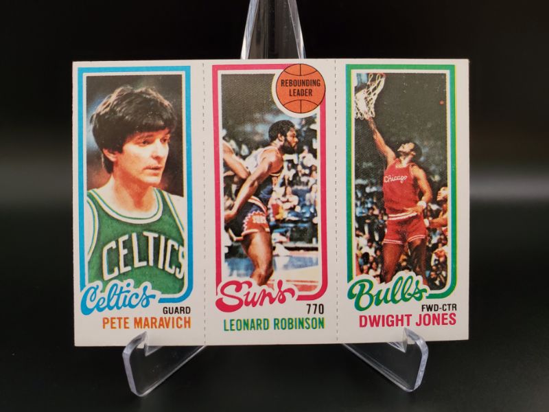 Photo 1 of 1980 BASKETBALL "PISTOL" PETE MARAVICH
WHAT A MAGICIAN HERE!! AND A SHARP CARD TO BOOT