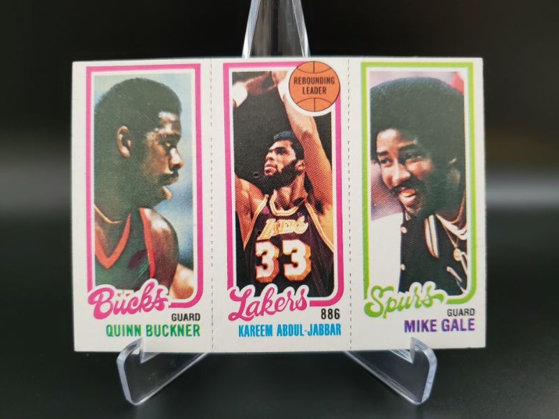 Photo 1 of 1980 BASKETBALL KAREEM ABDUL JABBAR/ QUINN BUCKNER CARD!
A HARD CARD TO FIND MINT!!
