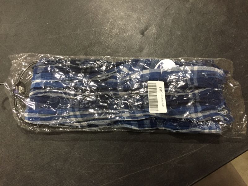 Photo 2 of BYU Cougars Plaid Crinkle Scarf
