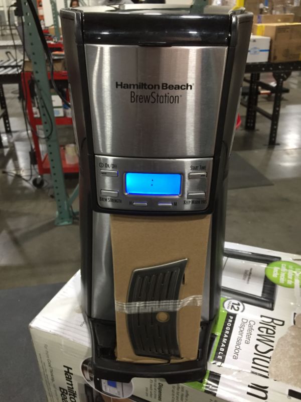 Photo 3 of Hamilton Beach (48464) Coffee Maker with 12 Cup Capacity & Internal Storage Coffee Pot, Brewstation, Black